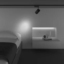 LED-spotlight Vuoro Unity, svart, 4 000 K, 10 W, 1-faset