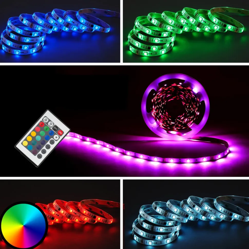 LED-stripe 2024-300 RGB fjernkontroll innen 10 m