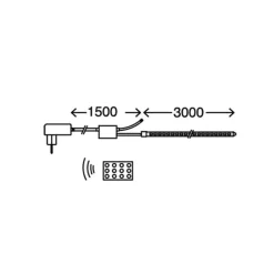 LED-stripe LED Superline-sett, 3 m, fjernkontroll