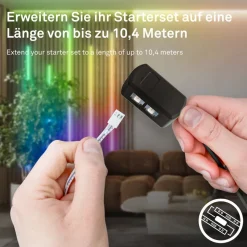 LED-stripe Pimp your panel, forlengelsessett, RGBW, lengde 2,6 m