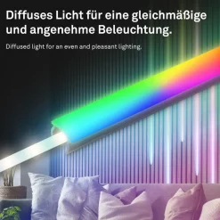 LED-stripe Pimp your panel, forlengelsessett, RGBW, lengde 2,6 m