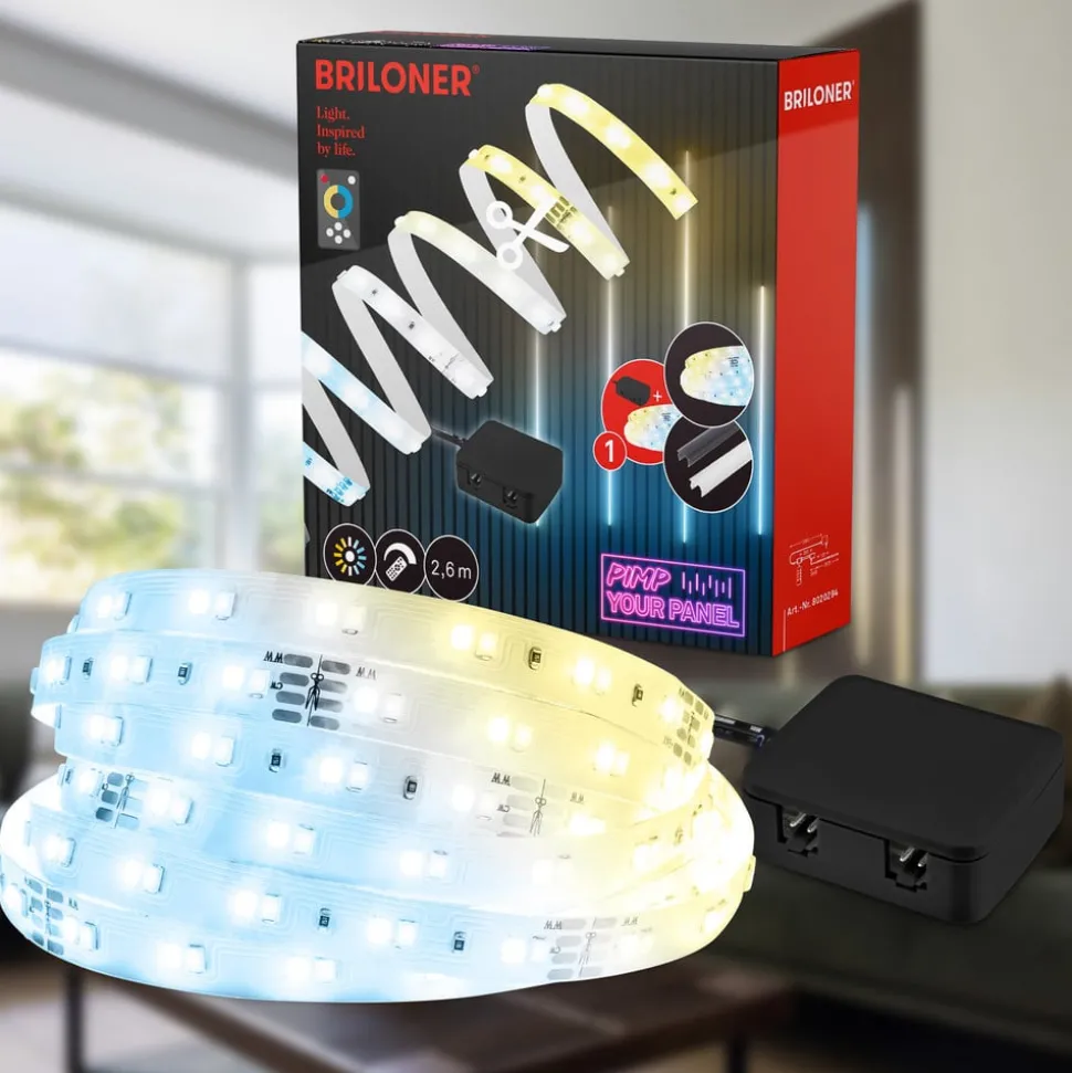 LED-stripe Pimp your panel, startsett, CCT, lengde 2,6 m