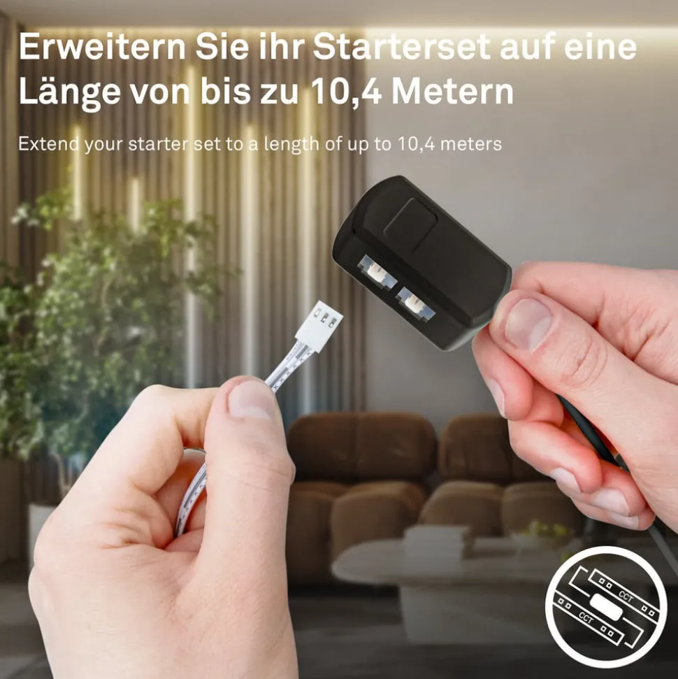 LED-stripe Pimp your panel, startsett, CCT, lengde 2,6 m