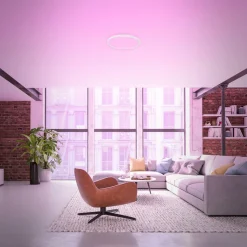 LED-taklampe B smart RGBW dimmbar hvit Ø 42 cm