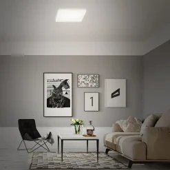 LED-taklampe B smart RGBW dimmbar hvit 42x42cm