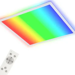 LED-taklampe B smart RGBW dimmbar hvit 42x42cm