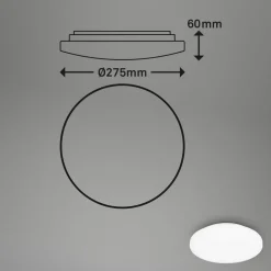 LED-taklampe Case for baderom IP44 3 000K Ø 28 cm