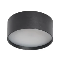 LED-taklampe CMD 9094, Ø 15 cm, antrasitt, IP44, metall