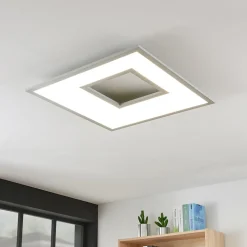 LED-taklampe Durun, dimbar, CCT, kantet, 60 cm