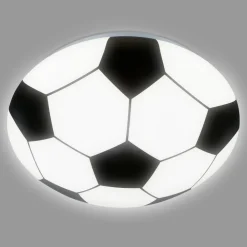 LED-taklampe Fotball, svart/hvit Ø 27,5cm