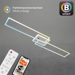 LED-taklampe Frame S CCT 110x24,8cm aluminium