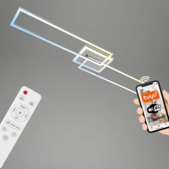 LED-taklampe Frame S CCT 110x24,8cm aluminium