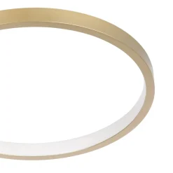 LED-taklampe Gafares, gull, aluminium, 41 cm fjernkontroll CCT