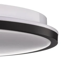 LED-taklampe Lana, bakgrunnsbelyst effekt Ø28 svart