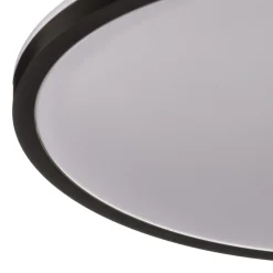 LED-taklampe Lana, bakgrunnsbelyst effekt Ø28 svart