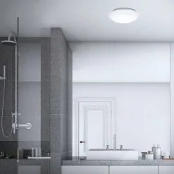 LED-taklampe med sensor Elipso IP44 4 000K Ø28cm