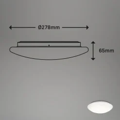 LED-taklampe med sensor Elipso IP44 4 000K Ø28cm