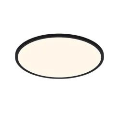 LED-taklampe Oja Smart, svart, Ø 42 cm