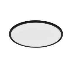 LED-taklampe Oja Smart, svart, Ø 42 cm