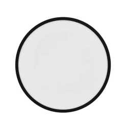 LED-taklampe Oja Smart, svart, Ø 42 cm