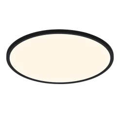 LED-taklampe Oja Smart, svart, Ø 60 cm