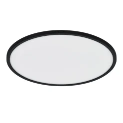 LED-taklampe Oja Smart, svart, Ø 60 cm