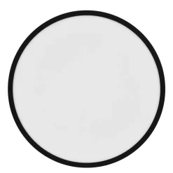 LED-taklampe Oja Smart, svart, Ø 60 cm