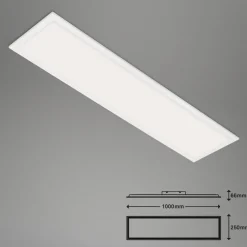 LED-taklampe Piatto S dimmbar CCT hvit 100x25cm
