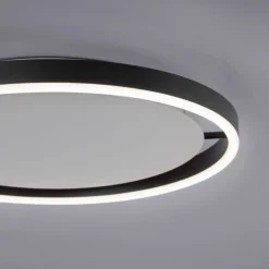 LED-taklampe Ritus, Ø 39,3 cm, antrasitt