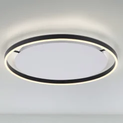 LED-taklampe Ritus, Ø 58,5 cm, antrasitt