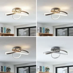 LED-taklampe Saliha med moderne utforming