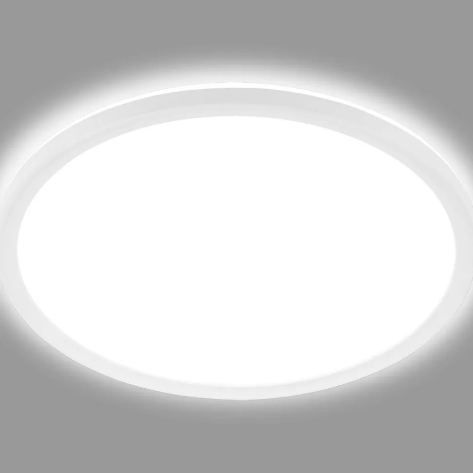 LED-taklampe Slank, rund, 29,3 cm