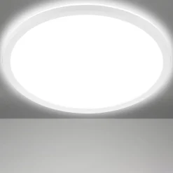 LED-taklampe Slank, rund, 29,3 cm