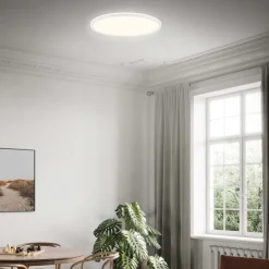 LED-taklampe Slim, rund, 42 cm