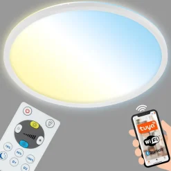 LED-taklampe Slim S dimmbar CCT hvit Ø 29 cm