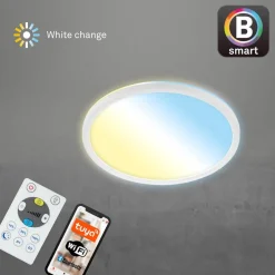 LED-taklampe Slim S dimmbar CCT hvit Ø 29 cm