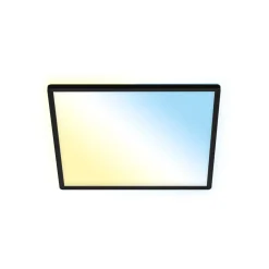 LED-taklampe Slim smart sort dim CCT 42x42cm