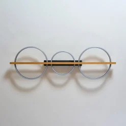 LED-taklampe Tovak, pinje, 115 cm, 3 lyskilder, tre, dimbar