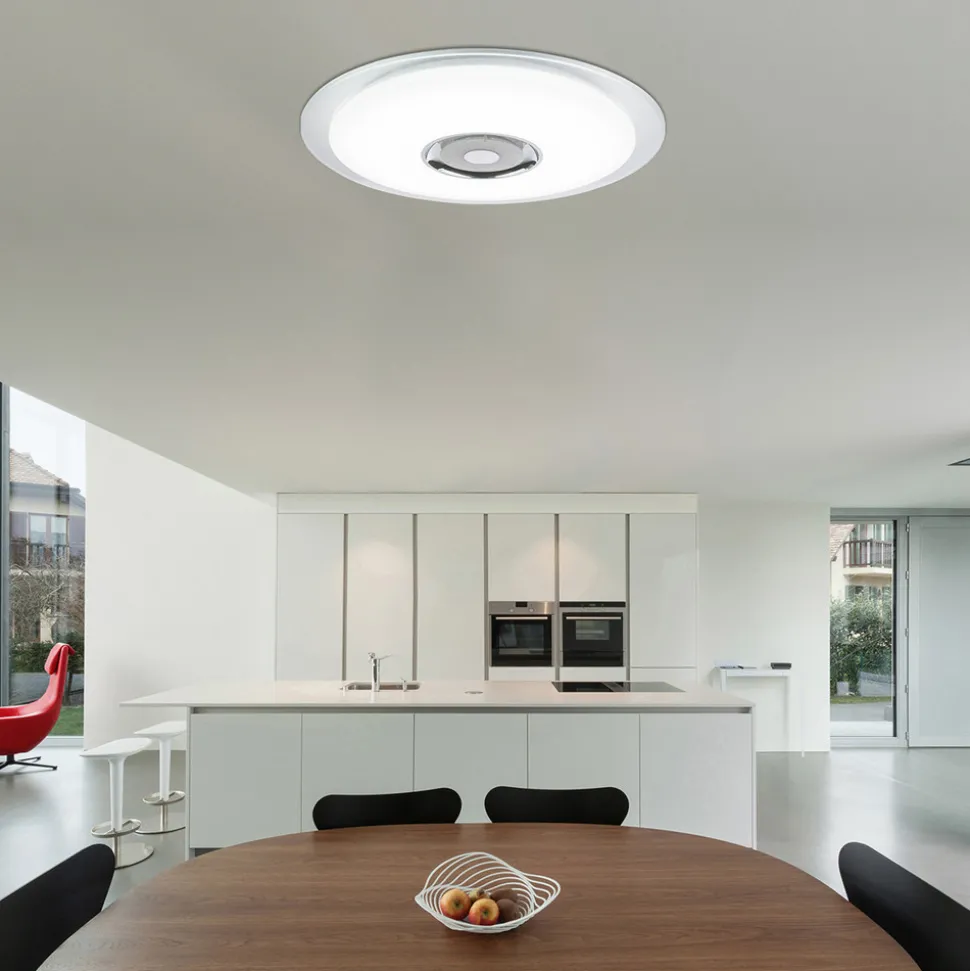 LED-taklampe Tune RGB med høyttaler Ø 60