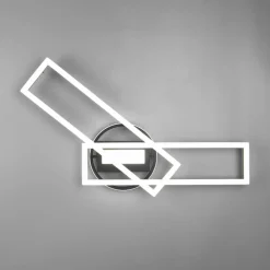 LED-taklampe Twister roterbar fjernktrl messing