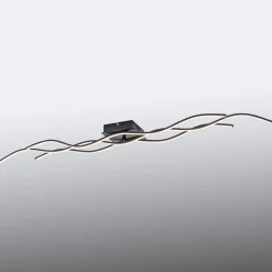LED-taklampe Wave 3 000 K 137,5x16cm svart