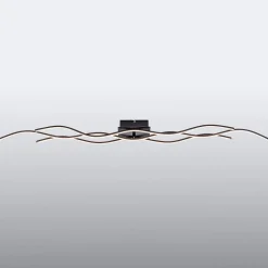 LED-taklampe Wave 3 000 K 137,5x16cm svart