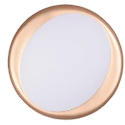 LED-taklampe Zeta tunable white, svart/gull