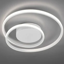 LED-taklampe Zibal, dimbar, hvit