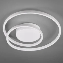 LED-taklampe Zibal, dimbar, hvit