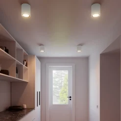 LED-takspot Landon Smart, hvit, høyde 14 cm