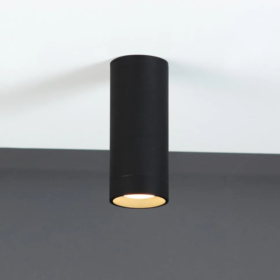 LED-takspot Stag, CCT og RGBW, svart