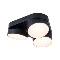 LED-takspot Stanos, CCT, 3 lyskilder, svart