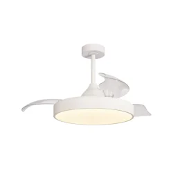 LED-takvifte Alaska hvit DC stille Ø 106 cm CCT