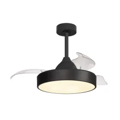 LED-takvifte Alaska Mini svart DC stille 91 cm CCT